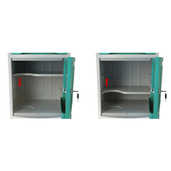 Noční stolek MEDIK plast, mentolový