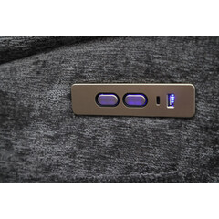 Stylové relaxační polohovací křeslo TRENDY, antracitové