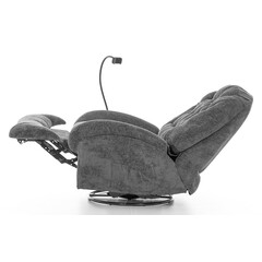 Stylové relaxační polohovací křeslo TRENDY, antracitové