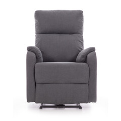 Relaxační polohovací křeslo COMFORT s funkcí masáže a výhřevu, antracitová látka