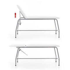 Vyšetřovací lůžko, bílé