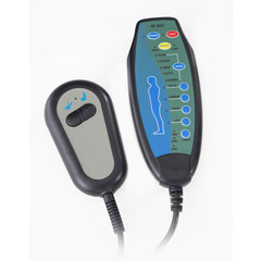 Masážní polohovací křeslo s vyklápěním COMFORT+, antracitová látka