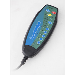 Masážní polohovací křeslo s vyklápěním COMFORT+, antracitová látka