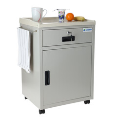 Noční stolek MEDIK kov - ŠKRÁBANCE NA ROHU STOLKU