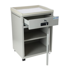 Noční stolek MEDIK kov - ŠKRÁBANCE NA ROHU STOLKU