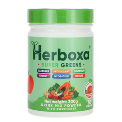 Herboxa SUPER GREENS Ledová broskev, 300 g