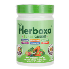 Herboxa SUPER GREENS Mučenka a mojito, 300 g