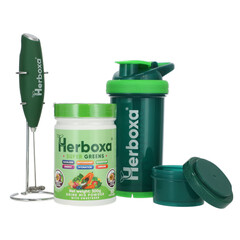 Herboxa SUPER GREENS Mučenka a mojito, 300 g
