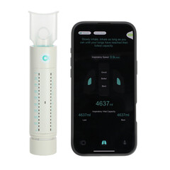 Bluetooth trenažér plic OPUMP