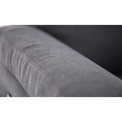 Relaxační polohovací křeslo COMFORT Ušák s funkcí masáže a výhřevu, antracitová látka