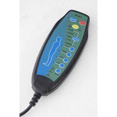 Relaxační polohovací křeslo COMFORT Ušák s funkcí masáže a výhřevu, antracitová látka