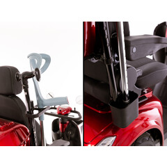 Držák na berle a hole pro elektrické skútry