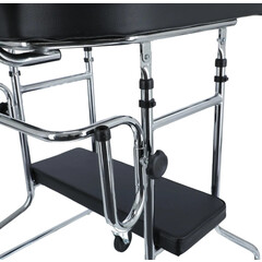 Pojízdné chodítko s opěrnou plochou a sedadlem UNIZDRAV