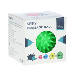Masážní ježek, zelený 8 cm