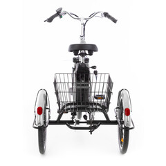 Tříkolové elektrické kolo Tornádo ZTECH, stříbrné