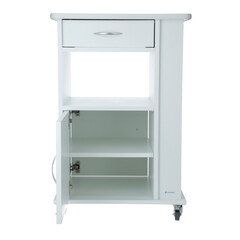 Noční stolek UNIZDRAV, bílý (Používaný kus)