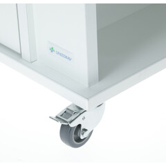 Noční stolek UNIZDRAV, bílý (Používaný kus)