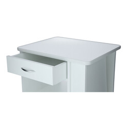 Noční stolek UNIZDRAV, bílý (Používaný kus)