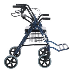 Pojízdné chodítko s podnožkou UNIZDRAV light, modré