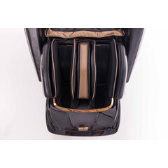 Masážní elektrické křeslo LUX 4D MASSAGER, černozlaté  (Používaný kus)