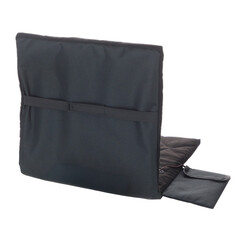 Přenosná vyhřívací podložka s opěradlem