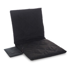 Přenosná vyhřívací podložka s opěradlem