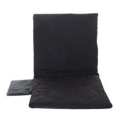 Přenosná vyhřívací podložka s opěradlem