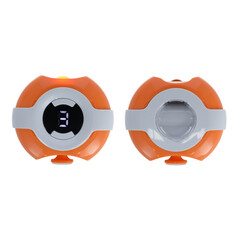 Elektrický zastřihovač nehtů, oranžový