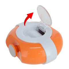 Elektrický zastřihovač nehtů, oranžový