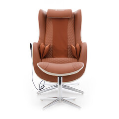 Elektrické masážní křeslo Safír Relax, cihlové (Používaný kus)