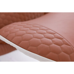 Elektrické masážní křeslo Safír Relax, cihlové (Používaný kus)