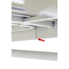 Dětská mechanická polohovací postel s matrací UNIZDRAV