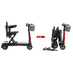 Skládací vozík COMPACT pro seniory s lithiovou baterií (Použivaný kus)