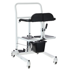 Hydraulická židle pro přesun s toaletním kbelíkem UNIZDRAV (Výstavní kus)