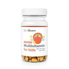 Multivitamin pro děti GymBeam, 120 tablet