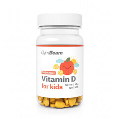Vitamin D (400 IU) pro děti GymBeam, 120 tablet