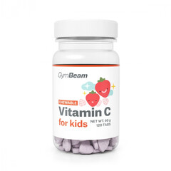 Vitamin C pro děti GymBeam, 120 tablet
