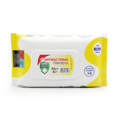 Antibakteriální vlhčené ubrousky Fresh Detox, 80 ks