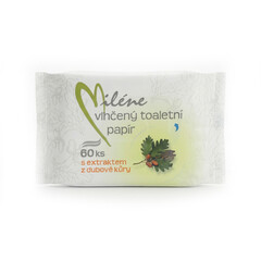 Miléne Vlhčený toaletní papír s dubovou kůrou, 60 ks