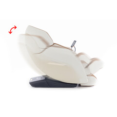 Masážní elektrické křeslo RelaxPro 3D MASSAGER, bílo-hnědé (Používaný kus)