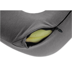 Cestovní ergonomický polštář z paměťové pěny, antracitový