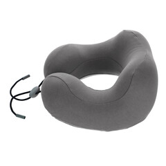 Cestovní ergonomický polštář z paměťové pěny, antracitový