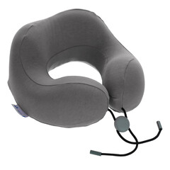 Cestovní ergonomický polštář z paměťové pěny, antracitový