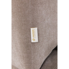 Relaxační polohovací křeslo, tmavě běžová látka (Rozbalený kus)