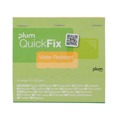 Plum QuickFix Voděodolné náplasti, náhradní náplň do dávkovače, 45 ks