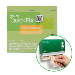 Plum QuickFix Voděodolné náplasti, náhradní náplň do dávkovače, 45 ks