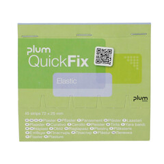Plum QuickFix Elastické náplasti, náhradní náplň do dávkovače, 45 ks