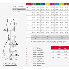 Lýtkové kompresivní punčochy - Maxis Brillant