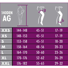 RELAX 140 DEN - stehenní punčochy