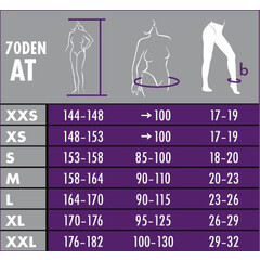 RELAX 70 DEN - punčochové kalhoty